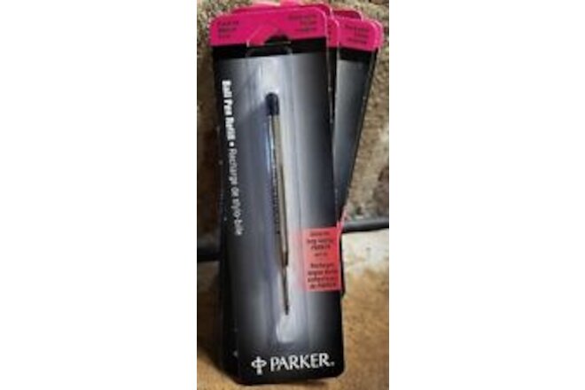 Parker Ballpoint Pen Refills Medium Point Black BALL PEN REFILL 8 Count