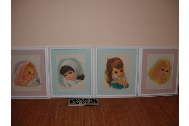 Framed Northern Tissue Girls Original Prints