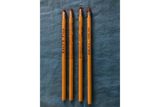 14 Vintage Advertising Pencils Lot. New Old Stock