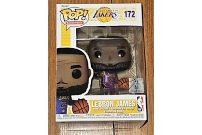 Funko Pop Basketball #172 LeBron James NBA Los Angeles Lakers Purple Jersey