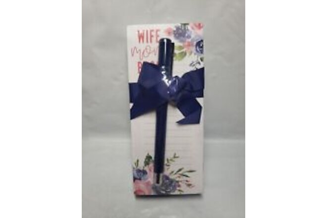 Mother's Desk Notepad And Pen Giftset ROSES