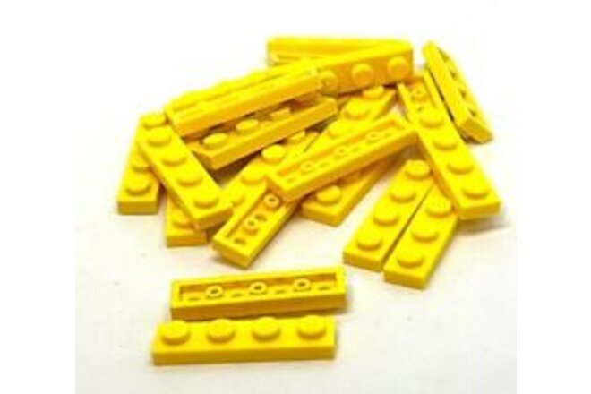 1X4 Lego 20 Piece Bulk Lot 1 x 4 Flat Plates YELLOW Building Parts