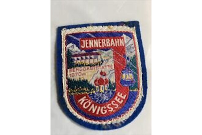 VINTAGE Jennerbahn Germany Travel Patch