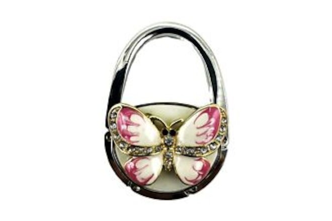 Clasp Butterfly Design Desk Hooks Bag Holder Purse Hook Handbag Hanger Folding