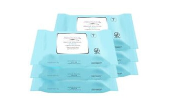 Makeup Removing Wipes - Face & Eye Makeup Remover Wipes - 6 Pack Bulk (180 Wi...