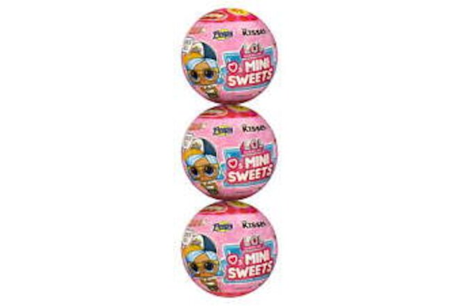 Loves Mini Sweets Dolls Exclusive 3-Pack with 8 Surprises, Candy Theme