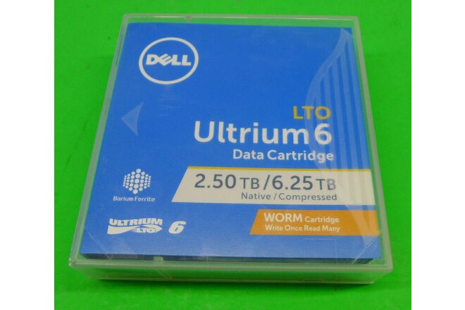 (Lot of 5) Ultrium 6 Lto-Tape Cartridge 2.5 TB 6.25 TB Dell KND6X