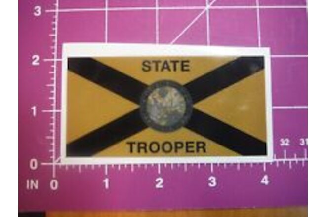 Florida State Trooper reflective decal