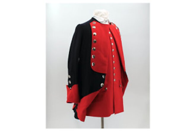 French & Indian War Blue & Red British (American) Provincials Coat - Size XL