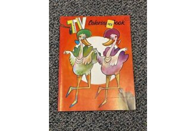 Playmore TV Coloring Book Unused NOS Ballet Theme VTGG 1970s