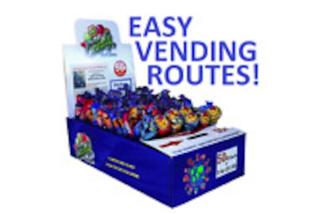 25 New Vending Route Display Honor Boxes Sells Candy & Lollipop Donation Charity