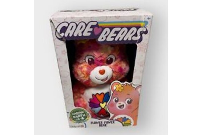Care Bears Flower Power Bear Plush Toy Caring For The Earth 2024 Recycled! NEW