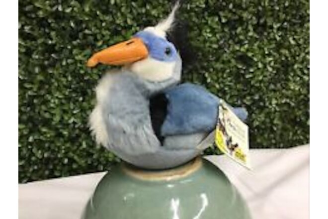 Wild Republic Audubon K&M Great Blue Heron Plush Toy Bird NWT No Sound #79654