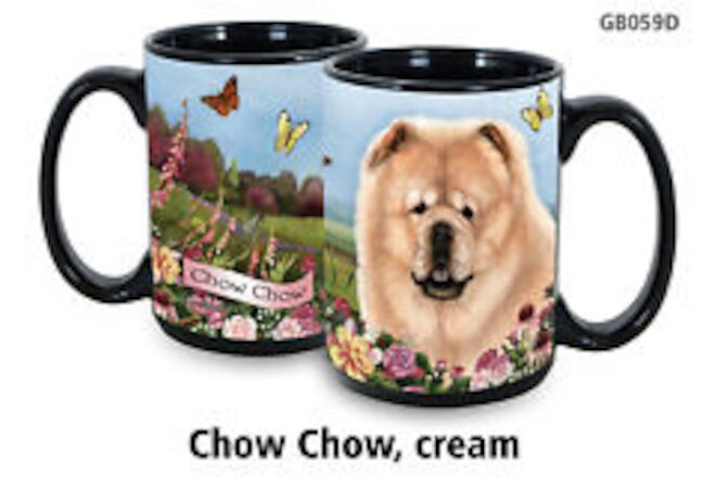 Garden Party Mug - Cream Chow Chow