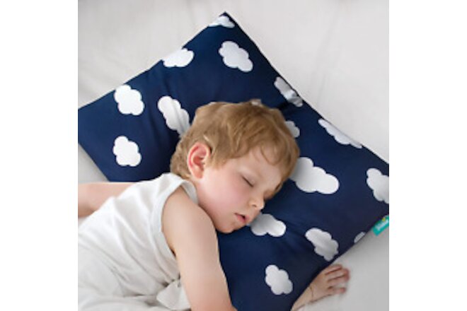 Toddler Pillow for Sleeping, Baby Pillow 14" X 19" for Small Kids Travel Toddler