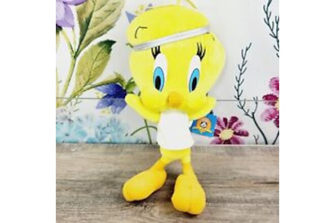 Nanco Tweety Bird Plush 16" Angel Costume  Looney Tunes Posable Legs 2002 NWT