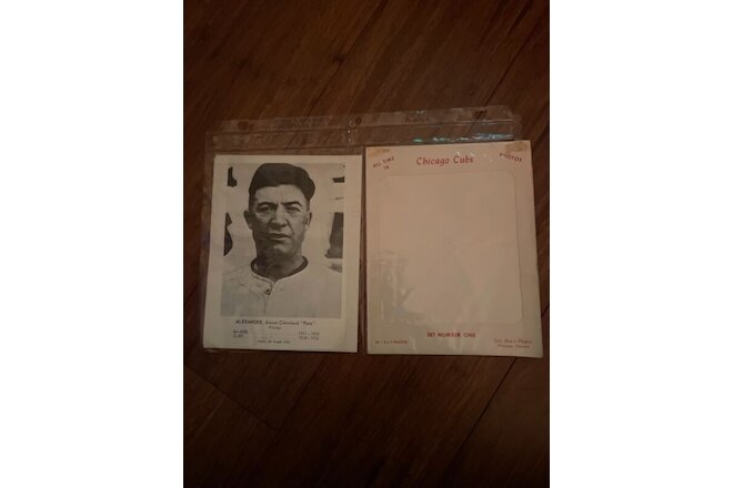 VINTAGE GEO BRACE CHICAGO CUBS ALL TIME GREATS PICTURE PACK (18) CARD SET #1
