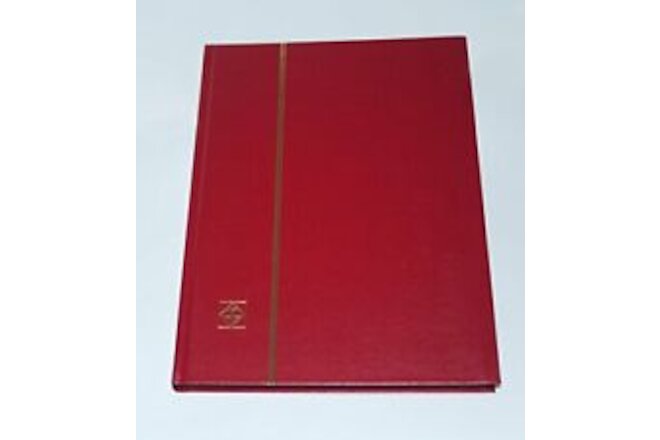 Lighthouse (32 Page) Hardcover Stockbook, Red LS4/16  - Free Shipping