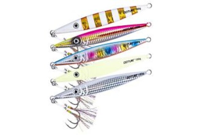 Fishing Jigs Saltwater, Vertical Jig Saltwater Freshwater, Jig Fishing Lures ...