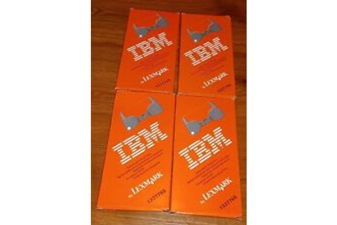 IBM Easystrike Lift-Off Tape Correcting Ribbon #1337765 Lexmark Lot of 4