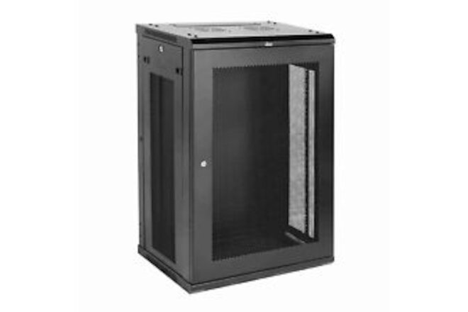 Tecmojo Elite 18U Wall Mount Server Cabinet,600mm Deep Network Cabinet,Mesh Door
