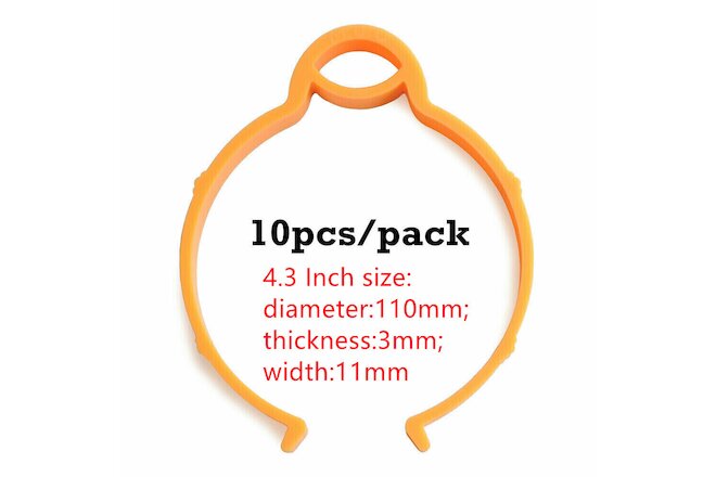 10pcs/pack 4.3" Vinyl Roll Clamp Clip Film Coil Hoop Storage Tool Holder