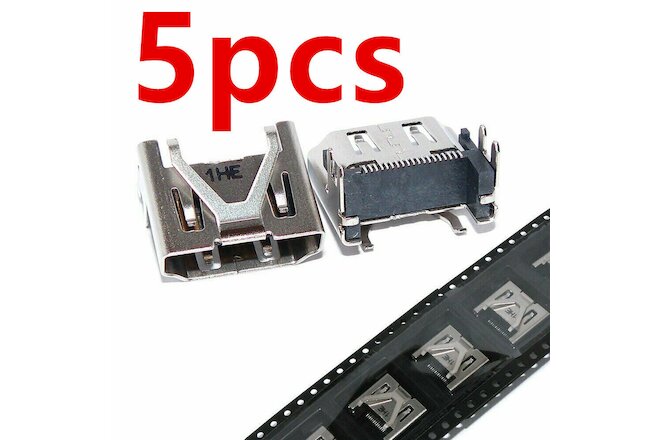 5PCS HDMI Port Socket Interface Connector For Sony PlayStation 4 PS4 Slim / Pro