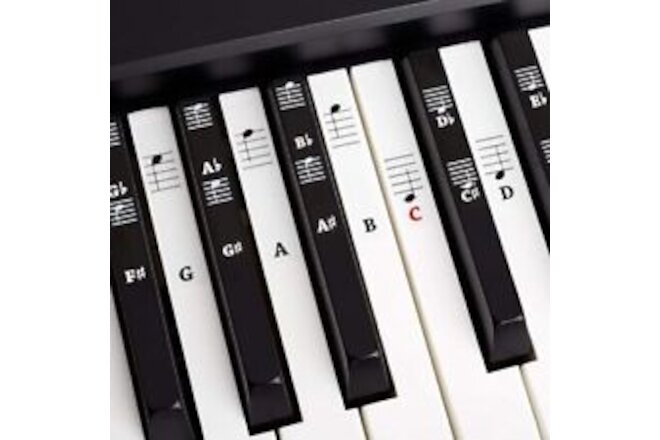 Piano + Keyboard Sheet Music Stickers for 49 | 61 | 76 | 88 Keys + Ebook | Pi...
