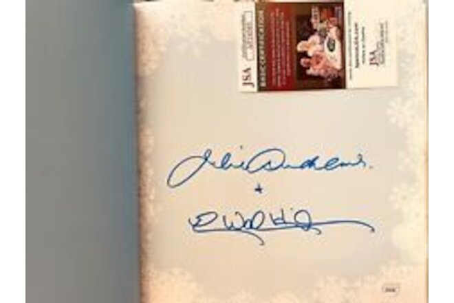 Julie Andrews signed auto Fairy Princess Sparkles in the Snow childrens book JSA