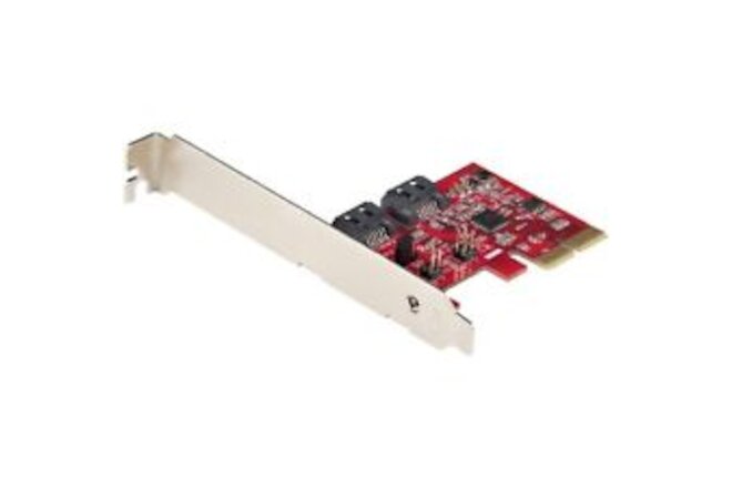 NEW Startech 2P6GR-PCIE-SATA-CARD SATA Controller Card III RAID PCIe 2pt