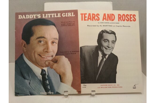 Daddy's Little Girl Tears & Roses Sheet Music Al Martino Piano Voice Guitar F1AN