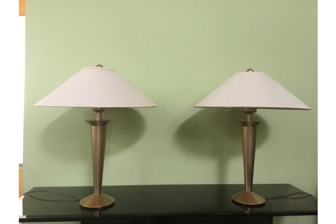 Pair of Stiffel Northbrook # 1353 Modern Age Mid Century Table Lamps💡