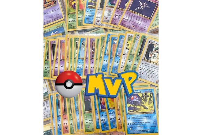 🔰 1st Edition | Vintage Pokemon (12) Card Lot | 100% ONLY WOTC Base Set