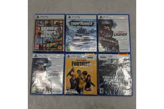 Assorted PlayStation 5 Video Games NTSC-U/C & PAL Lot of 6