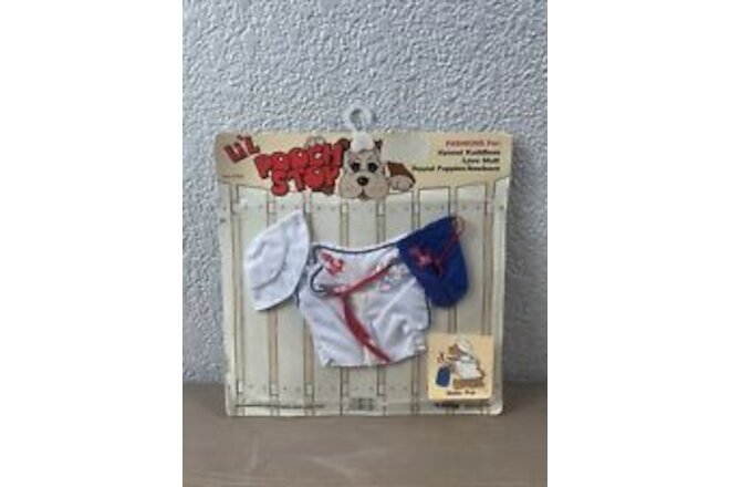 Vintage Lil Pooch Stop Newborn Outfit for Kennel Kuddlees Pound Puppies Sailor