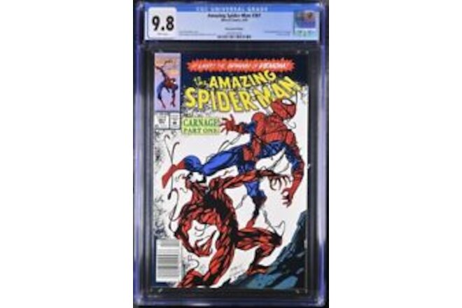 Amazing Spider-Man #361 CGC 9.8 White Pgs 1992 1st App Carnage Modern Newsstand