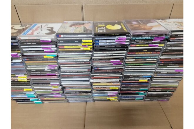 Lot of 10 Assorted CDs MIX ALL Genres Artwork+Case RANDOM BUNDLE Wholesale Bulk