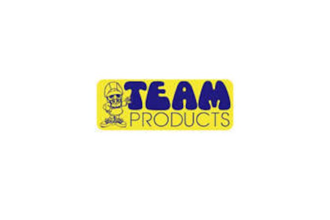 TEAM PRODUCTS - Gnarly Blue Yellow plate decal