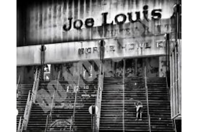 Joe Louis Arena Detroit Red Wings Gordie Howe Entrance Stairs Ruins 8x10 Photo