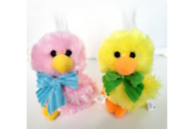 Easter Plush Lot of 2 Chicks 17cm Baby Bird Animal Soft Stuffed Toy Target Kmart
