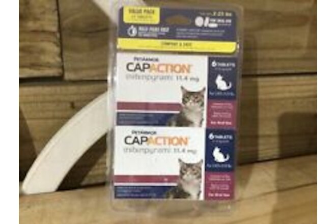 PetArmor CAPACTION For Cats- 12 Nitenpyram 11.4 mg Tablets - Oral Treatment Cats