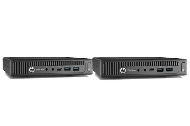HP 800 G2 Mini - BareBones Case Motherboard heatsink fan caddy-Lot Of 2 No WIFI