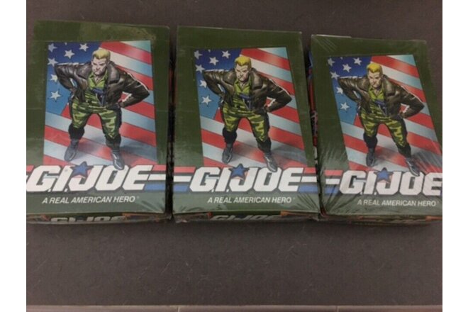 GI Joe Impel 1991 Trading Card Box 36 Packs Factory Sealed 3 bxes