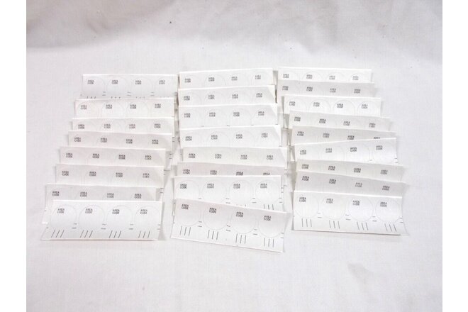 25 Strips of Four (100) Dial Center Stickers