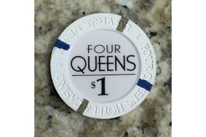 Four Queens ~ Las Vegas $1 Casino Chip ~ Uncirculated