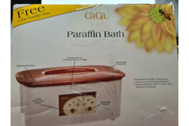 Gigi Digital Paraffin Bath with Peach Paraffin Wax 6 Pounds #0953 - NIB
