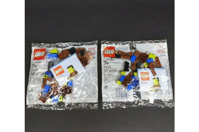 (2) LEGO 40104 Frankenstein Monthly Mini Build October 2014 New Sealed Sets