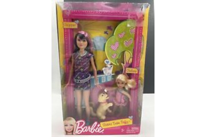 Barbie Sisters Train Taffy Skipper Chelsea 2 Dolls Gift Set NRFB