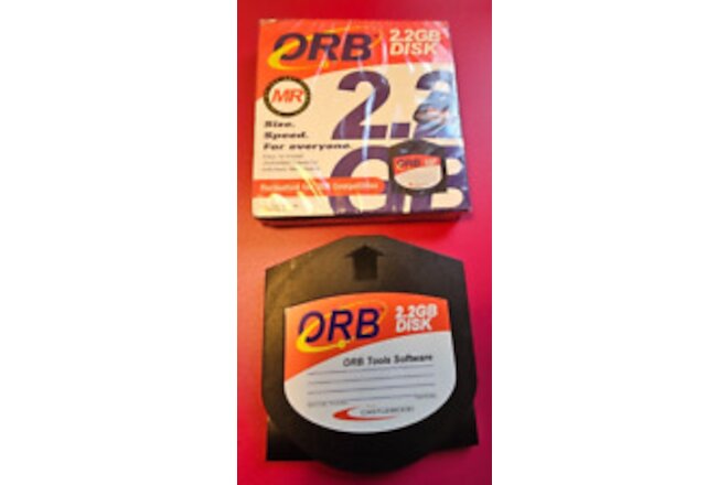 Castlewood ORB 2.2 GB DISK Formatted For IBM Factory Sealed 1 NEW & 1 Tools