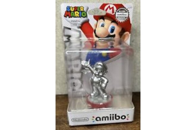 Silver Mario Super Mario Bros Series Amiibo Figure Nintendo Switch Wii U 3DS
